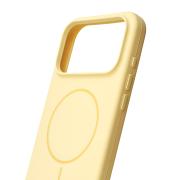 Силиконовый чехол Slim Ring Soft с поддержкой MagSafe для iPhone 17 Pro sunglow
