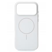 Силиконовый чехол Slim Ring Soft с поддержкой MagSafe для iPhone 17 Pro white
