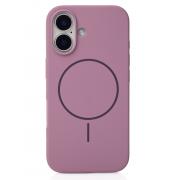 Силиконовый чехол Slim Ring Soft с поддержкой MagSafe для iPhone 17 lavander