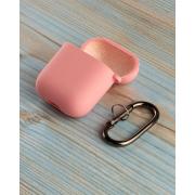 Чехол для Airpods 1/2 SOFT+Fiber розовый