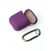 Чехол для Airpods 1/2 SOFT+Fiber grape