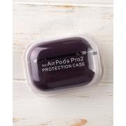 Чехол для Airpods Pro2 SOFT+Fiber темно-бордовый