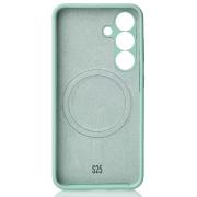 Силиконовый чехол Slim Ring Soft с поддержкой MagSafe для Samsung S25 succulent