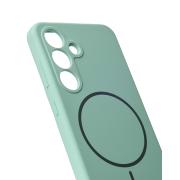 Силиконовый чехол Slim Ring Soft с поддержкой MagSafe для Samsung S25 succulent