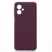 Силиконовый чехол SOFT Silicone Case для Motorola G54 (без лого) бордовый