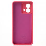 Силиконовый чехол SOFT Silicone Case для Motorola G84 (без лого) малиновый