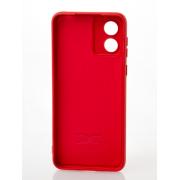 Силиконовый чехол SOFT Silicone Case для Motorola E13 (без лого) красный