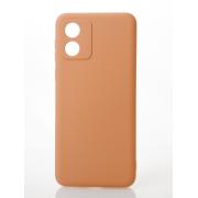 Силиконовый чехол SOFT Silicone Case для Motorola E13 (без лого) пудра
