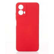 Силиконовый чехол SOFT Silicone Case для Motorola G34 (без лого) красный