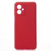 Силиконовый чехол SOFT Silicone Case для Motorola G54 (без лого) красный