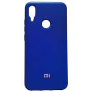 Силиконовый чехол SOFT Silicone Case для Realme 5 Pro (с логотипом) синий