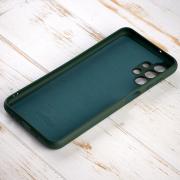Силиконовый чехол SOFT Silicone Case для Samsung A13 4G (без лого) темно-зеленый
