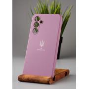 Силиконовый чехол Original pack SOFT для Samsung A54 5G (ТРИЗУБ) лаванда