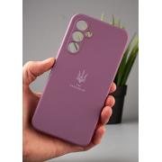 Силиконовый чехол Original pack SOFT для Samsung A54 5G (ТРИЗУБ) лаванда
