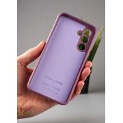 Силиконовый чехол Original pack SOFT для Samsung A54 5G (ТРИЗУБ) лаванда