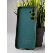 Силиконовый чехол Original pack SOFT для Samsung A54 5G (ТРИЗУБ) темно-зеленый