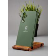 Силиконовый чехол Original pack SOFT для Samsung A54 5G (ТРИЗУБ) темно-зеленый