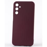 Силиконовый чехол SOFT Silicone Case для Samsung A24 4G (без лого) бордовый