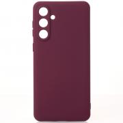 Силиконовый чехол SOFT Silicone Case для Samsung M55/M55S (без лого) бордовый