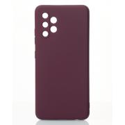 Силиконовый чехол SOFT Silicone Case для Samsung A32 4G (без лого) бордовый