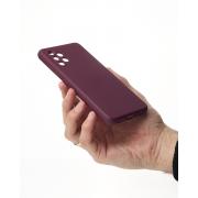 Силиконовый чехол SOFT Silicone Case для Samsung A32 4G (без лого) бордовый