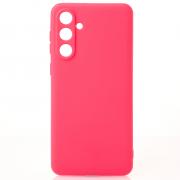 Силиконовый чехол SOFT Silicone Case для Samsung M55/M55S (без лого) малиновый