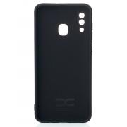 Силиконовый чехол SOFT Silicone Case для Samsung A20/ A30 HQ (без лого) черный