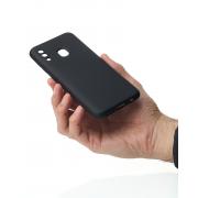 Силиконовый чехол SOFT Silicone Case для Samsung A20/ A30 HQ (без лого) черный