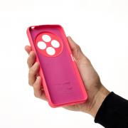 Силиконовый чехол SOFT Silicone Case для Xiaomi Redmi 14C (без лого) малиновый