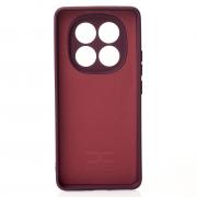 Силиконовый чехол SOFT Silicone Case для Xiaomi Redmi Note 14 Pro 5G (без лого) бордовый