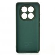 Силиконовый чехол SOFT Silicone Case для Xiaomi Redmi Note 14 Pro 5G (без лого) темно-зеленый