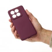 Силиконовый чехол SOFT Silicone Case для Xiaomi 14T Pro (без лого) бордовый