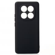 Силиконовый чехол SOFT Silicone Case для Xiaomi Redmi Note 14 Pro Plus 5G (без лого) черный