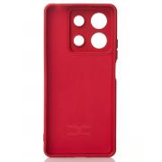 Силиконовый чехол SOFT Silicone Case для Xiaomi Redmi Note 13 5G (без лого) красный