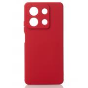 Силиконовый чехол SOFT Silicone Case для Xiaomi Redmi Note 13 5G (без лого) красный