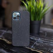 Силиконовый чехол XO K03 для iPhone 12 Pro Max (pla material) черный