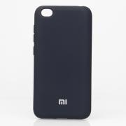 Силиконовый чехол SOFT Silicone Case для Xiaomi Redmi GO (с логотипом) черный