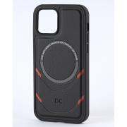 Чехол экокожа MagSafe DC + magsafe PopSocket для iPhone 12 / iPhone 12 Pro черный