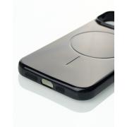 Силиконовый чехол Slim Ring Glamour с поддержкой MagSafe для iPhone 13/14 black