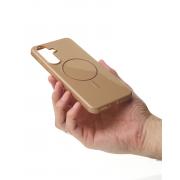 Чехол Glamour Case with MagSafe для Samsung A56 desert titanium