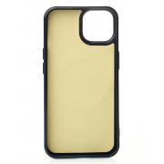 Силиконовый чехол Slim Ring Glamour с поддержкой MagSafe для iPhone 12/12 Pro black