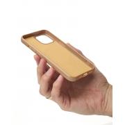 Силиконовый чехол Slim Ring Glamour с поддержкой MagSafe для iPhone 12/12 Pro desert titanium