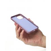 Силиконовый чехол Slim Ring Glamour с поддержкой MagSafe для iPhone 12/12 Pro deep purple