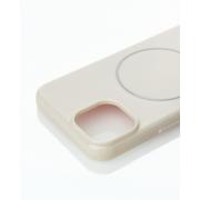 Силиконовый чехол Slim Ring Glamour с поддержкой MagSafe для iPhone 12/12 Pro natural titanium