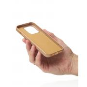 Силиконовый чехол Slim Ring Glamour с поддержкой MagSafe для iPhone 13 Pro desert titanium