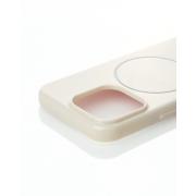 Силиконовый чехол Slim Ring Glamour с поддержкой MagSafe для iPhone 13 Pro natural titanium