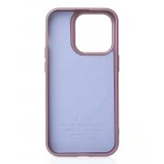 Силиконовый чехол Slim Ring Glamour с поддержкой MagSafe для iPhone 13 Pro deep purple