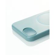 Силиконовый чехол Slim Ring Glamour с поддержкой MagSafe для iPhone 16E wave blue