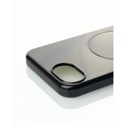 Силиконовый чехол Slim Ring Glamour с поддержкой MagSafe для iPhone 16E black