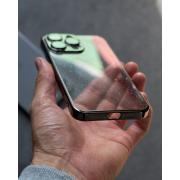 Пластиковый чехол GLITTER для iPhone 13 Pro Max черный